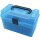 MTM Patronenbox mit Klappdeckel H50-RL-24 blau-transparent