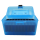 MTM Patronenbox mit Klappdeckel H50-R-MAG-24 blau-transparent