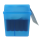 MTM Patronenbox mit Klappdeckel H50-R-MAG-24 blau-transparent