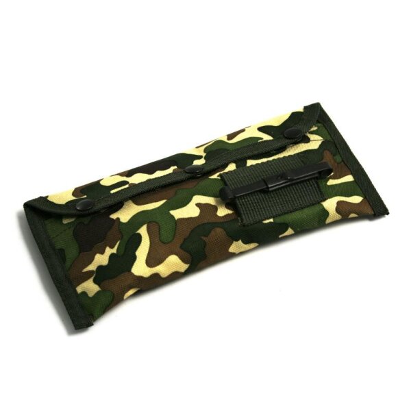 Waffenreinigungsset Kal. .22 / 5,56 mm & 9 mm in der Camouflage-Tasche