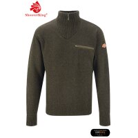 SHOOTERKING Troyer Pullover aus Wolle für Herren in grün - Größe XL/54