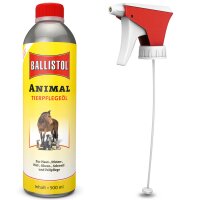 Ballistol Animal Tierpflegeöl 500 ml + Gratis Pumpsprühkopf - Set Artikel