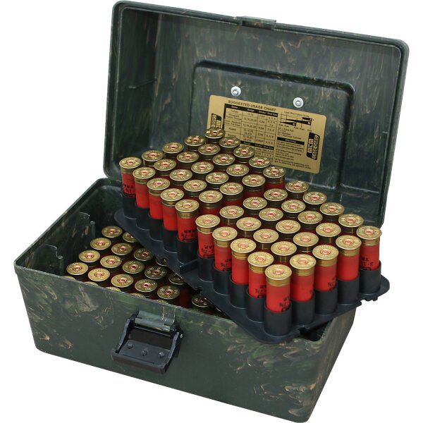 MTM Patronenbox mit Klappdeckel SF-12-09 camo