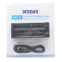 Xtar MC2 Ladegerät für 2 Stück 18650 Akkus