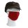 Mesh Gesichtsmaske mit verstellbarem Zugband Rot