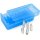 MTM Patronenbox mit Schiebedeckel P50SS-9M-24 - blau-transparent