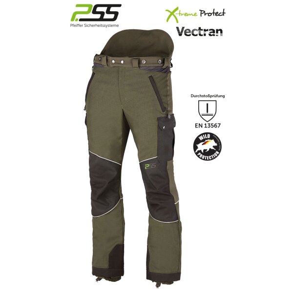 PSS Sauenschutzhose X-treme Protect grün - Größe 25