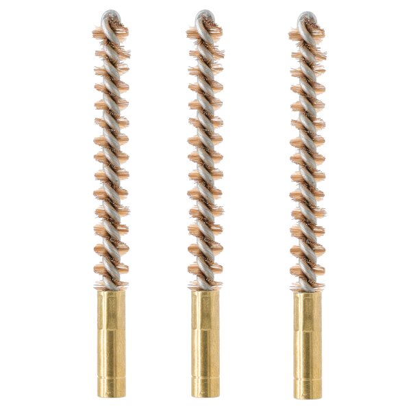 WPW Bronzebürste Kaliber .22 / 5,56 mm mit 1/8"-Innengewinde (3 Stück)