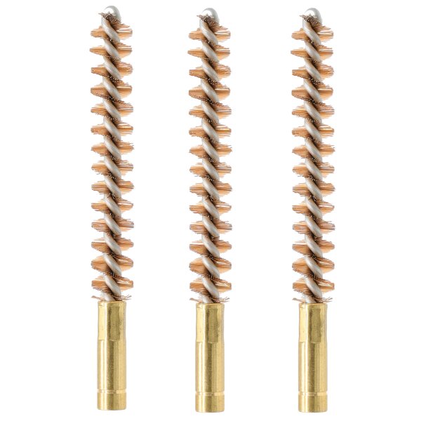 WPW Bronzebürste Kaliber 6 mm mit 1/8"-Innengewinde (3 Stück)