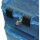 MTM Patronenbox mit Klappdeckel mit Griff R-100-24 blau-transparent