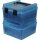 MTM Patronenbox mit Klappdeckel mit Griff R-100-24 blau-transparent