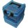 MTM Patronenbox mit Klappdeckel mit Griff R-100-24 blau-transparent