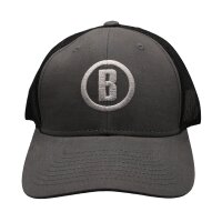 Bushnell Basecap mit Netz Schwarz mit grauem Logo