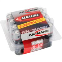 ANSMANN Alkaline Batterie Mignon AA LR6 20er Pack