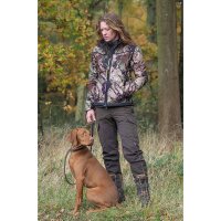 SHOOTERKING Damen Softshell Wendejacke in grün-braun