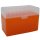 WPW Patronenbox Kaliber 338L / 300WM - 32 Stück orange-transparent mit Klappdeckel